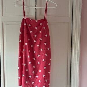 Pink Polka Dot Dress